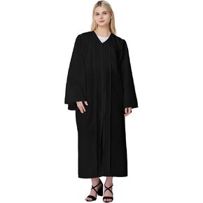 gradois Unisex Matte Robes&Graduation Gown Only,Choir Robes for Church,Pulpit Robes and Judge Robes
