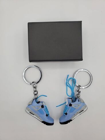 MINI 3D 2 PAIR sneaker keychain with mini shoe box included in Kuwait
