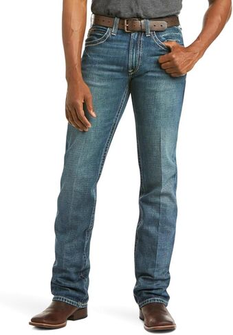 بنطلون جينز رجالي من ARIAT M7 Rocker Stretch Coltrane ذو ساق مستقيمة قابل للتكديس in Saudi Arabia