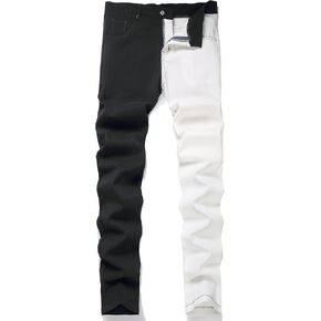 NOVOCCT Boys’ Dress Pants - School Uniform Pants for Boys - Skinny Fit Plaid Chino Pants Stretch Fashion Comfy Kids Pants
