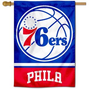 Philadelphia 76ers Two Ply and Double Sided House Flag