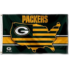 Green Bay Packers Nation USA American Country 3x5 Flag