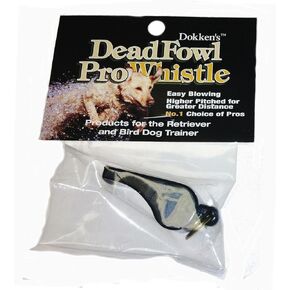 Dokken Pro Dog Training Whistle- Blk
