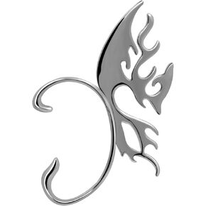 L'VOW Y2K Punk Non-Piercing Ear Cuff Cyborg Irregular Earring Clip On Cartilage Wrap Ear Jewelry Accessories