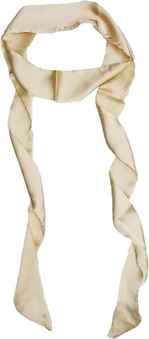 Stylish Soft Scarf Ribbon Scarf Long Skinny Satin Belt Sash Necktie Neck Scarf Choker for Women in Kuwait