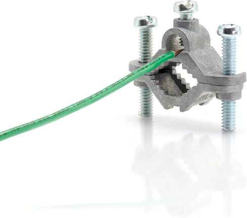 THE CIMPLE CO 1 بوصة، 4 عبوات - مشابك قضبان أرضية كهربائية - دفن مباشر - للأنابيب والهوائي - 1 بوصة، 4 قطع in Kuwait