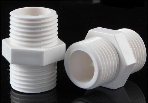 تركيب الأنابيب البلاستيكية الحلمة السداسية ذكر إلى ذكر G1-1/2 X G1-1/2 محول اقتران اتصال أنابيب السباكة الموضوع in Kuwait