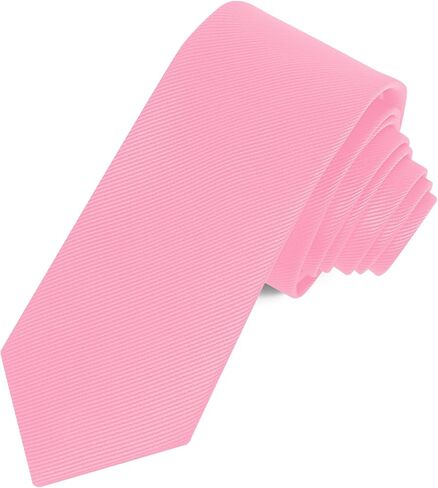 Junmaxroad Skinny Black Ties For Men Solid Pure Color Formal Slim Neckties 2.35" (6CM) Men's Ties in Kuwait