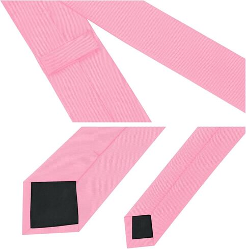 Junmaxroad Skinny Black Ties For Men Solid Pure Color Formal Slim Neckties 2.35" (6CM) Men's Ties in Kuwait