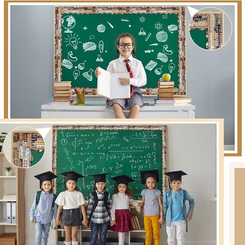 2 Rolls/ 137.8 Ft Scalloped Bulletin Board Border with Inspirational Quotes Growth Mindset Motivational Rustic Farmhouse Home Sweet Rolled Trim for Classroom Boards Wall Decor in Saudi Arabia