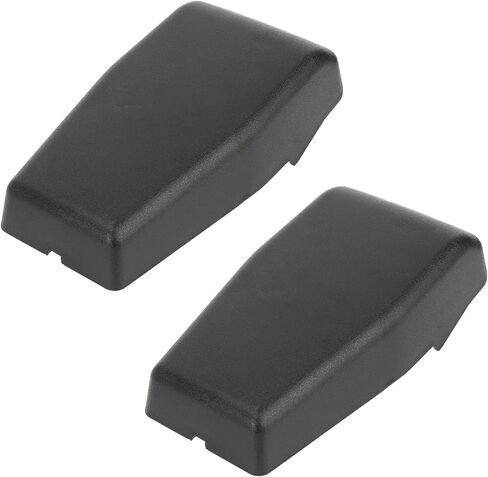 2 قطعة غطاء مفصل النافذة الخلفية الأسود غطاء الباب الخلفي الزجاجي المفصلي غطاء المفصلي الأيسر أغطية الكسوة مناسبة لسيارة جيب رانجلر JK JKU 2007-2018 in Saudi Arabia