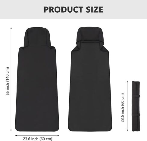 YR Universal Fit Waterproof Stain Resistant Car Seat Cover, Non-Slip Neoprene Car Seat Covers for Sedan, SUV, Van, Truck, Front Seat Protector, Protect Your Leather & Cloth Seats (Leopard) in Saudi Arabia