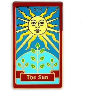 Pinsanity Tarot Card Enamel Lapel Pin