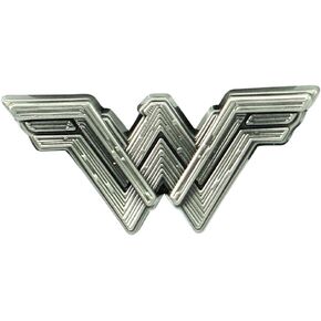 DC Wonder Woman Movie Logo Pewter Lapel Pin Novelty Accessory, Multi-Colored, 1"