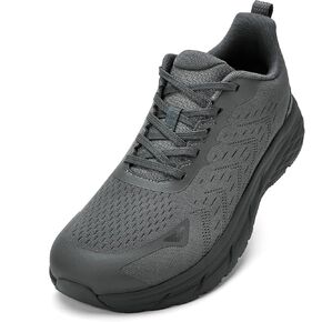 Akk Wide Toe Box Shoes for Men - Extra Wide Width Walking Sneakers Comfortable Athletic Running Tennis Jogging Workout Gym Shoes for Swelling Bunion Plantar Fasciitis