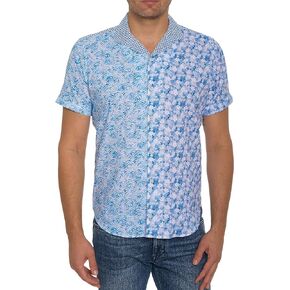 Robert Graham Men's Fontana Short-Sleeve Button-Down Shirt