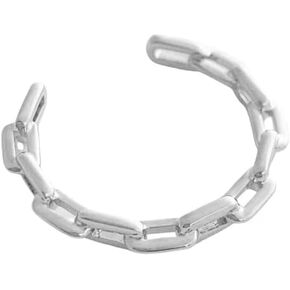 HONEYCAT Chainlink Adjustable Ring in Gold, Rose Gold, or Silver | Minimalist, Delicate Jewelry
