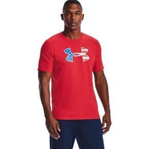 Under Armour UA Freedom Logo (US, Alpha, XX-Large, Regular, Regular, Red (600)/White)