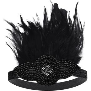 FGSS 1920s Flapper Headpiece Headband - Roaring 20s Gatsby إكسسوارات الشعر للنساء والفتيات in Kuwait