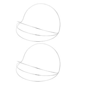 KALLORY Angel Halo Headband Halo Crown Headpiece Goddess Headpiece Simple Headband Four- layer Metal headband