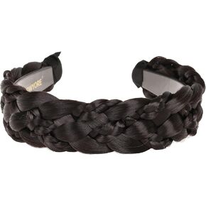 vowyore 6 Strands Headband Synthetic Hair Plaited Headband Braid Braided with Teeth Hair Band Accessories for Women Girl in Saudi Arabia