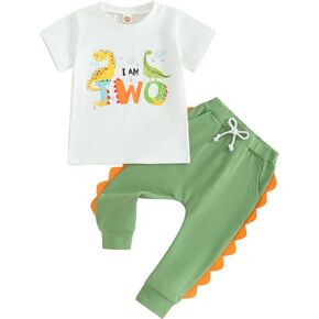 First Birthday Boy Outfit One Years Old Dinosaur Costume Baby Boys 1st Birthday Outfits