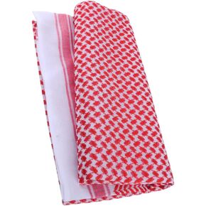 Gadpiparty Men Arabic Shemagh Middle Eastern Headscarf Turban Bandana Muslim Hijab Headwrap Classic Arafat Headband Shawl Traditional Islamic Headwear
