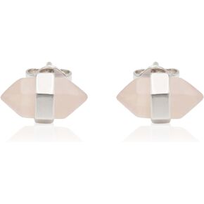 Gold/Silver Earrings - Gold/Silver Plated Earrings - Quartz Earrings - Anti-Tarnish Earrings for Women - Gemstone Earrings - Natural Stone Earrings - Fashion Jewelry