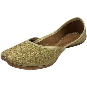 Step n Style Zari Punjabi Jutti for Ladies Ethnic Handmade Mojari Designer Jutti