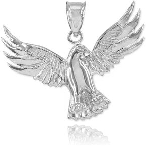 Animal Kingdom Fine 925 Sterling Silver Firebird Charm Phoenix Charm Pendant
