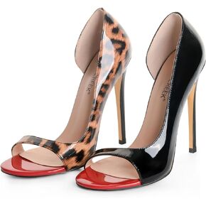 ANN CREEK 'Kwalu' High Platform Super Stiletto Peep Toe Slip On Pump Shoes