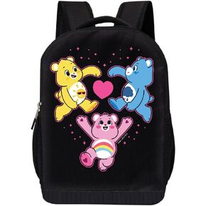 Fast Forward Care Bears Girls Backpack for School - Stylish School & Travel Knapsack Kids Bookbag with Laptop Sleeve (Hug Life)