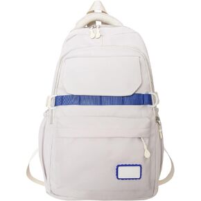 Kids School Backpack for Teens Girls Aesthetic Black Backpack Lightweight College Laptop Casual Travel Bookbag
