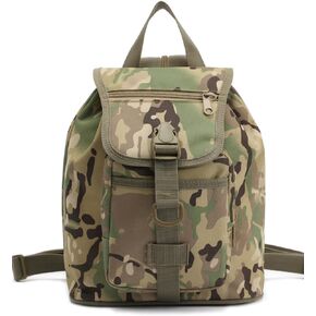 MLOLM Tactical Backpack Mini Military Rucksack Water Resistant Backpack for Mens 10L
