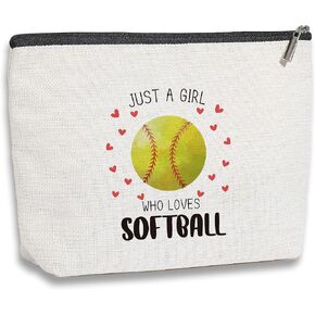 Baseball Bag Baseball Stuff Funny Gifts for Women Sports Lover Gift Makeup Bag Birthday Christmas Gifts for Her Female Sister Friends BFF Bestie