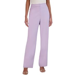 BCBGMAXAZRIA Women's Straight Leg Functional Pocket Zipper Pants