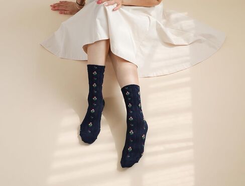 STYLEGAGA Women's Multi-Pattern Fashion Cotton Ankle Socks… in Kuwait