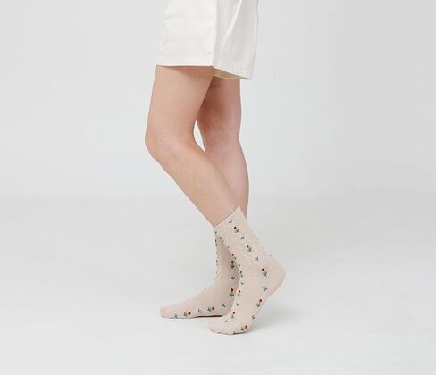 STYLEGAGA Women's Multi-Pattern Fashion Cotton Ankle Socks… in Kuwait