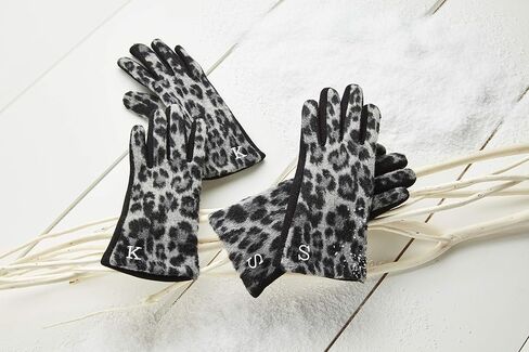 Mud Pie womens Initial Leopard Glove in Saudi Arabia
