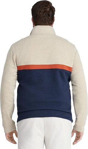 IZOD Men's Big and Tall Advantage Performance Quarter Zip Fleece Pullover Sweatshirt in Saudi Arabia
