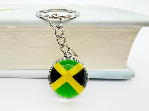 LLBFHH 3 Pcs Jamaica Flag Key Chain,Cool Keychain for Car Keys, Stainless Steel Keyrings & Keychains,Used for Home Decoration, Jewelry Hanging Decorations. in Saudi Arabia