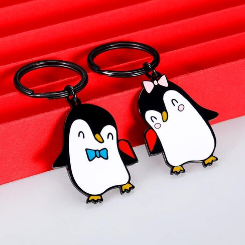 VANLOVEMAC Couple Gifts Matching Couples Stuff Gifts for Boyfriend Girlfriend Best Friend Him Her Penguin Lover Cute Keychain for Women Anniversary Valentines Day Christmas Birthday Gifts in Saudi Arabia