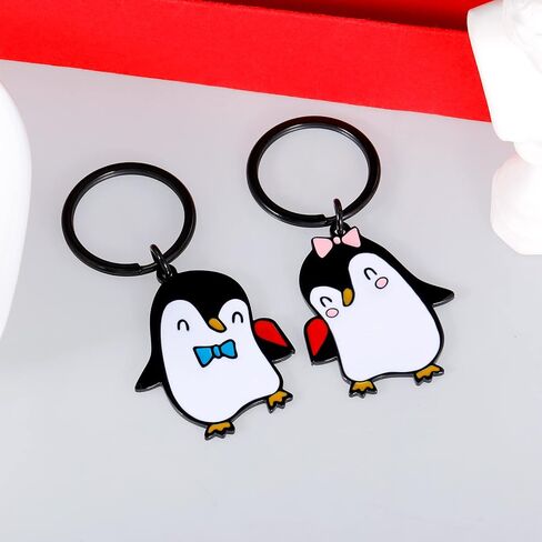 VANLOVEMAC Couple Gifts Matching Couples Stuff Gifts for Boyfriend Girlfriend Best Friend Him Her Penguin Lover Cute Keychain for Women Anniversary Valentines Day Christmas Birthday Gifts in Saudi Arabia