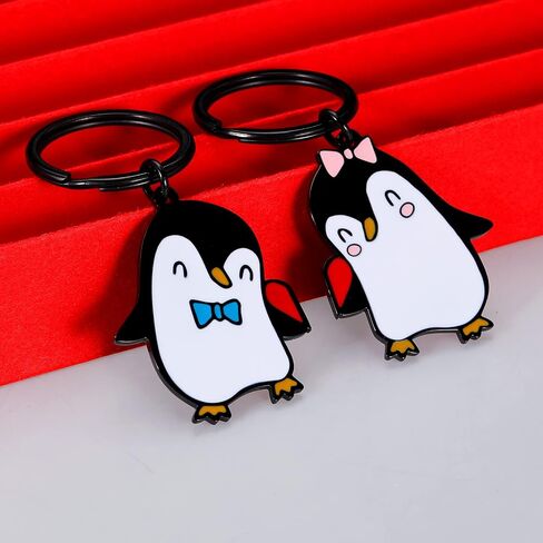 VANLOVEMAC Couple Gifts Matching Couples Stuff Gifts for Boyfriend Girlfriend Best Friend Him Her Penguin Lover Cute Keychain for Women Anniversary Valentines Day Christmas Birthday Gifts in Saudi Arabia