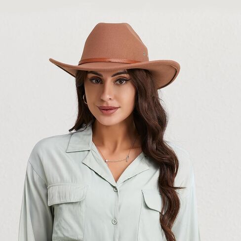 ZEBSF Cowboy Hat for Men Women Khaki in Saudi Arabia