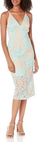 Dress the Population womens Aurora Bodycon Midi Dress Special Occasion Dress in Saudi Arabia