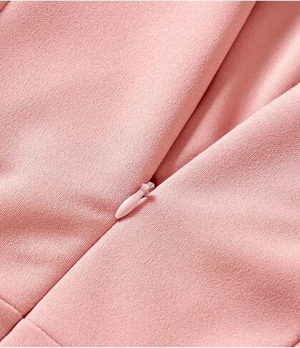 Bbonlinedress فستان نسائي عتيق لحفلات الكوكتيل وحفلات الزفاف بأكمام جرس ورقبة على شكل حرف V مع حزام in Kuwait