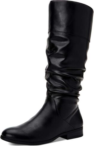 Style & Co. Womens Kelimae Faux Leather Knee-High Boots Black 7.5 Medium (B,M) in Saudi Arabia