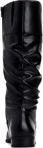 Style & Co. Womens Kelimae Faux Leather Knee-High Boots Black 7.5 Medium (B,M) in Saudi Arabia
