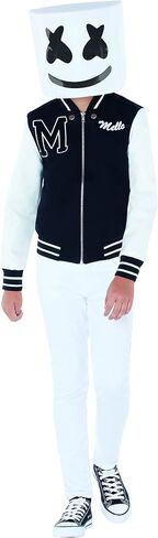 Spirit Halloween Marshmello Kids Jacket | Officially Licensed | DJ Cosplay | Easy Halloween Costume | Mask Not Included in Saudi Arabia